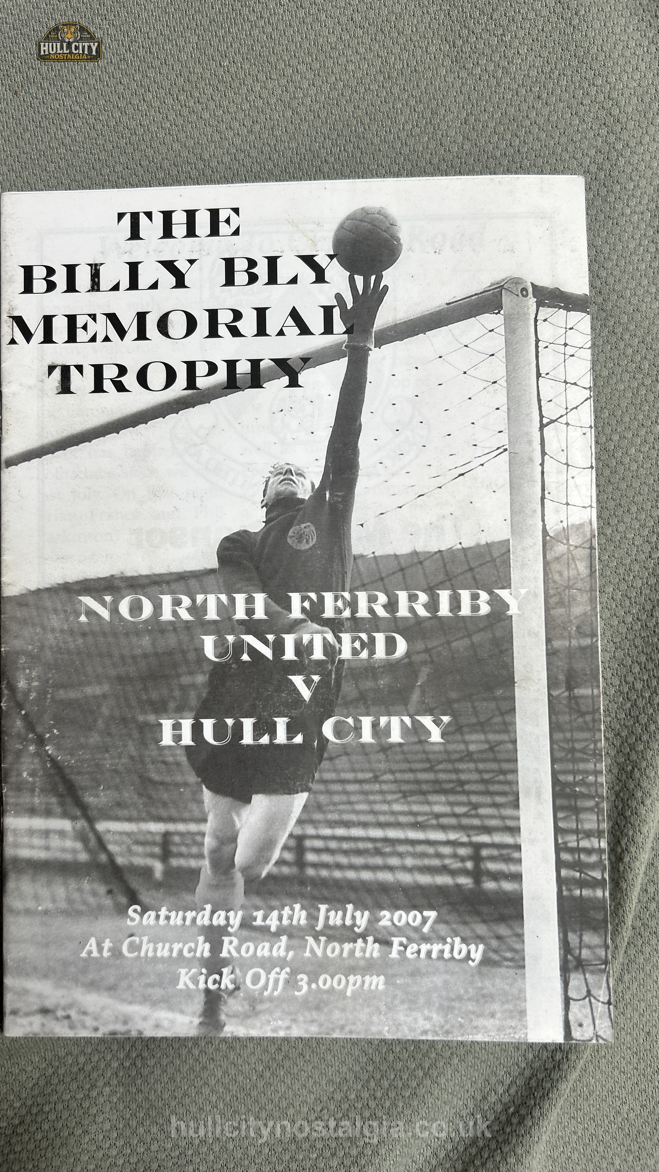 North Ferriby United v Hull City programme cover