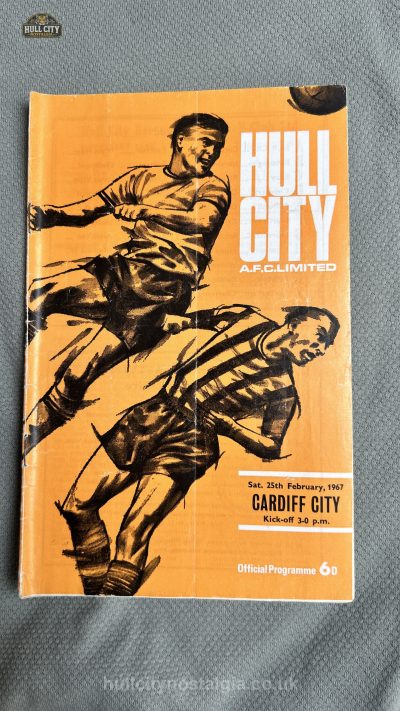 Hull City v Cardiff City programme cover
